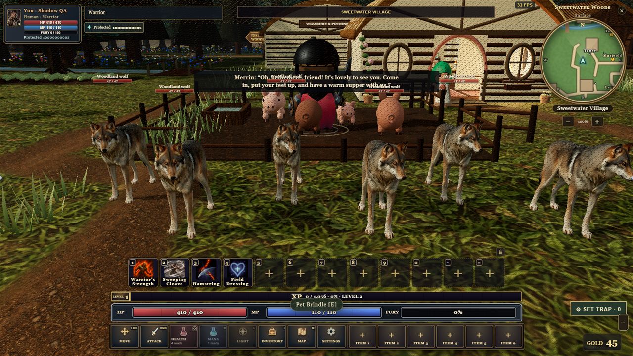 Wolf pack fight